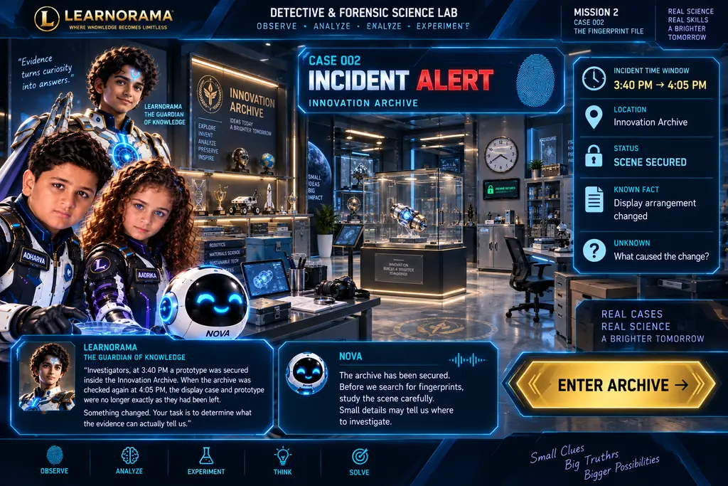 Incident alert screen with the security feed of the Innovation Display Room
